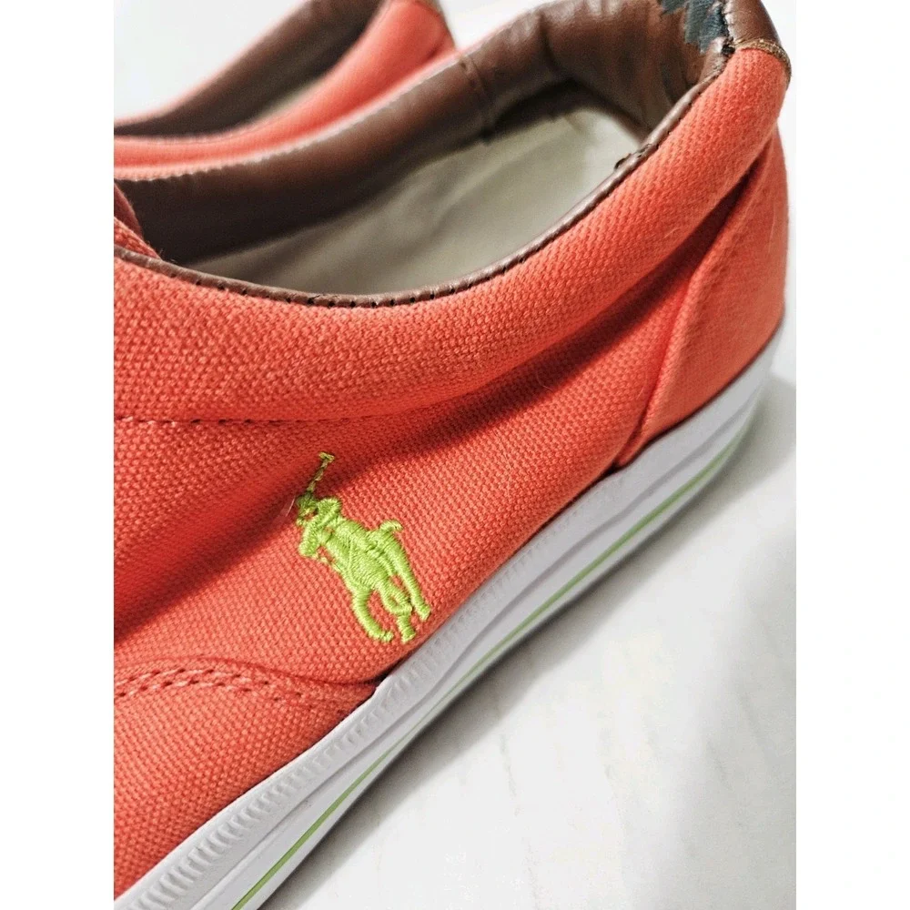 Size 9.5D - Men's Polo Ralph‎ Lauren Vaughn Red Slip On Dress Shoes